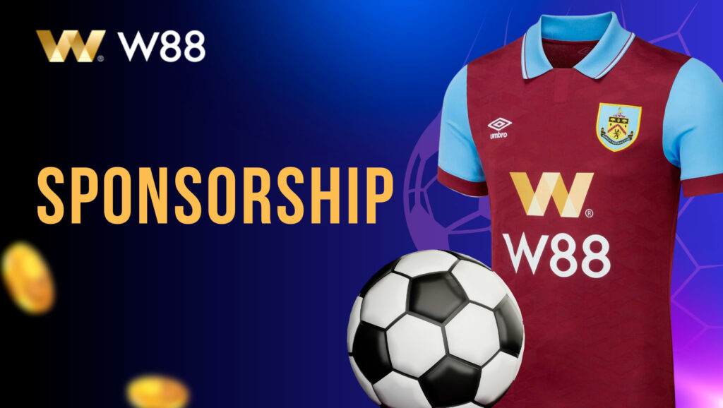 The partnership with W88 bet Burnley